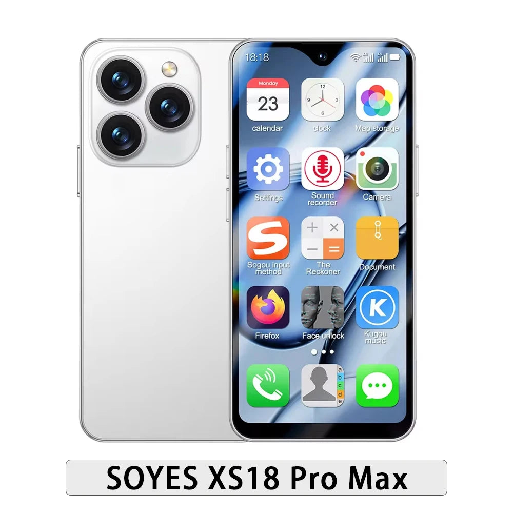 هاتف SOYES XS18 Pro Max Mini الذكي 4G WIFI 4.3 بوصة 2 جيجابايت + 16 جيجابايت شاشة عالية الدقة ثنائي الشريحة معالج رباعي النواة هاتف Android Google Play Store