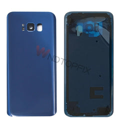 For Samsung Galaxy S8 G950F Back Battery Cover Door Rear Glass Housing Case For Samsung S8 Plus G955F Battery Cover With Lens