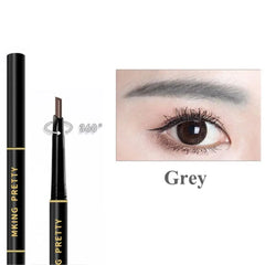 Double Head Eyebrow Pencil With Brush 360 Degree Rotation Automatic Eyebrow Pen Waterproof Eyebrow Gel Women