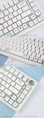 127Keys Korean PBT Keycap Neon Theme XDA Profile For Gaming RGB Mechanical Keyboard Key Caps for Cherry MX Switch English Korea