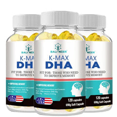 DHA Brain Supplement - DHA & EPA - Enhances Memory, Concentration and Cognition, Promotes Brain and Eye Health