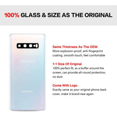 Compatible for Samsung Galaxy S10 Back Glass Cover Replacement 6.1-Inches SM-G973 All Carriers with Installation Manual + Repair