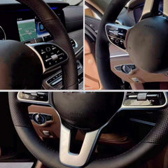 Microfiber Leather Car Steering Wheel Cover For Toyota RAV4 AX50 Corolla G12 Axio Altis Camry Xv70 Avalon Steering Case