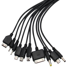 كابل شاحن الهاتف المحمول متعدد المنافذ من USB إلى كابل USB 10 إلى 1 لأجهزة Samsung وXiaomi وHuawei وGoogle وOPPO وVivo