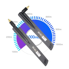 هوائي راوتر 5G 4G LTE 3G GSM 600~6000Mhz 15dbi خارجي WiFi Omni داخلي لاسلكي للاتصال مع TS9 SMA Male