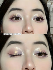 Christmas Snowflake 9-Color Eyeshadow Palette - Fine, Easy-To-Apply Powder With Sparkling Chameleon & Pearlescent Shades In Cora