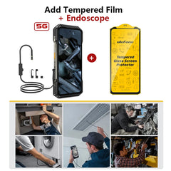 هاتف Ulefone Armor 27T Pro 5G Rugged Phone 10600mAh Android 14 هاتف ذكي 50MP + 64MP كاميرا ليلية 6.78 بوصة 120 هرتز 24GB + 256GB NFC Mobile