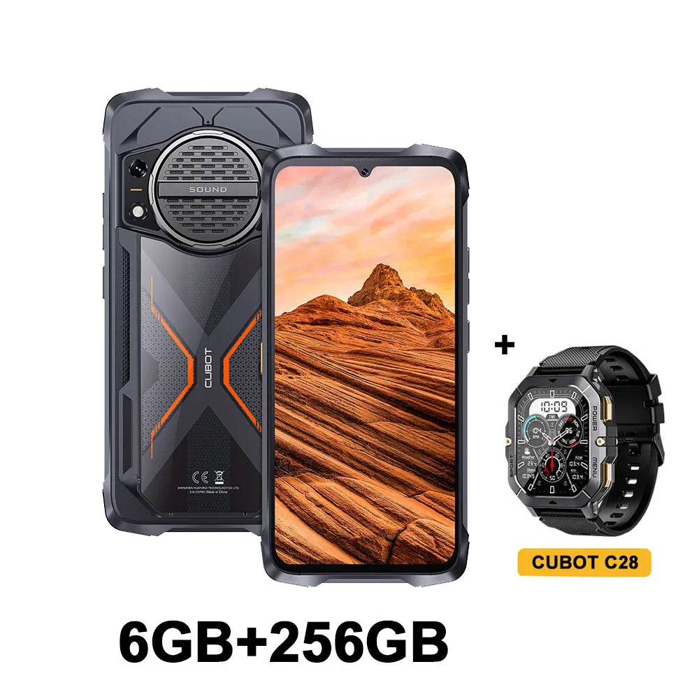 Cubot KingKong Power 3, Rugged Smartphone Android, 123dB Speaker, Helio G99,120Hz 6.72" Screen,Up to 24GB+256GB,10200mAh Battery