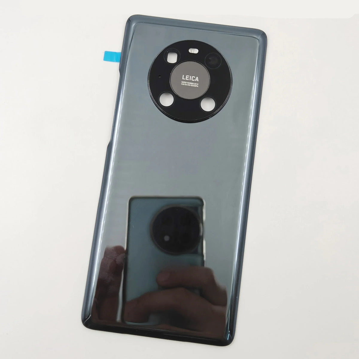 غطاء الباب الخلفي الزجاجي لهاتف Huawei Mate 40 Pro غطاء البطارية لوحة الإسكان الخلفية مع ملصق عدسة الكاميرا والغراء اللاصق
