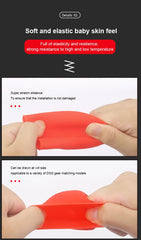Silicone Car Shift Knob Cover DSG Gears Anti-Slip Design For Car Interior