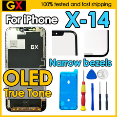 180days Warranty GX OLED For iPhone 13 11 Pro 12Pro 12 Screen Replacement Display Digitizer For iPhone 13 14 Plus Pro Max LCD