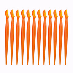 10PCS Japanese Eyebrow Razors Set5 Colors Ultra-Sharp Stainless Steel Blades | Facial Hair & Peach Fuzz Remover for Women/Men
