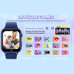 2024 New Kids Game Smart Watch Boys Girls Games Music Play Pedometer Time Display Video & Audio Recording Birthday Gift box NEW
