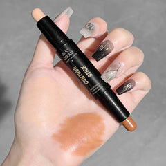 Double-ended Concealer Pen, Contour Stick Dual-purpose, Highlighter Stick, Nose Shadow Contouring Face, Covering Acne Marks