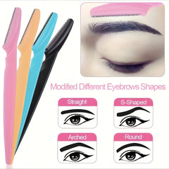 3/5/6/10/12 Piece Multi-Purpose Eyebrow Shaver Set - Gentle Facial Hair Trimmer Easy Grooming and Shaping Kit - Smooth Skin