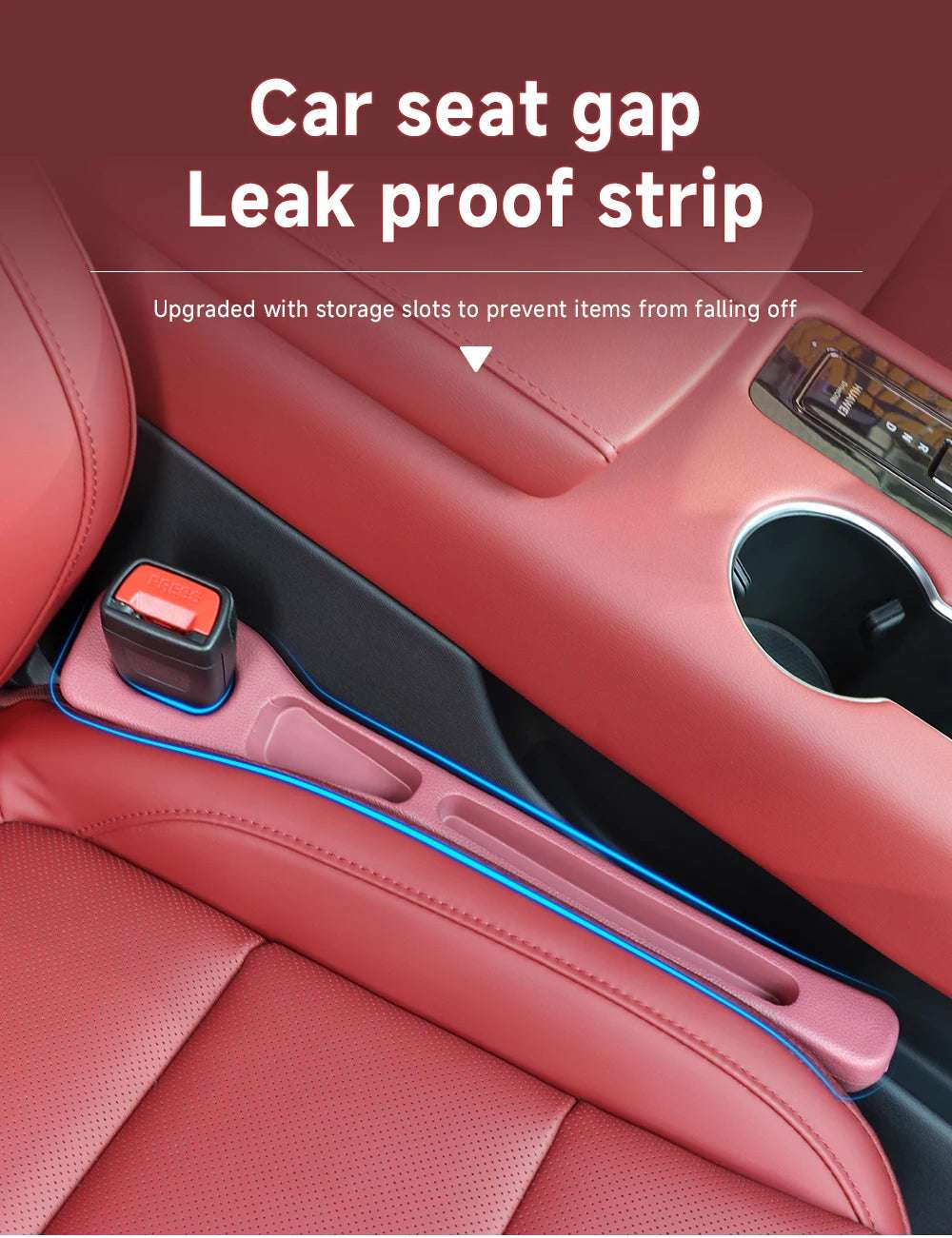 For Toyota C-HR CHR C HR CH R 2016 2017 2018 2019 2020 2021 2022 2023 2024 2025 Car Seat Leak Proof Strip Side Seam Organizer