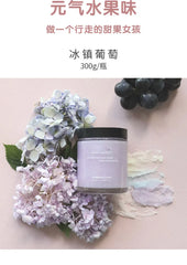 VERBENA LINN× Fukimi Momoyama Joint Mian Ice series nicotinamide Fragrance Sea Salt Scrub مرطب برائحة الفاكهة