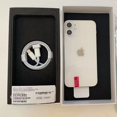 هاتف Apple iPhone 12 mini الأصلي غير مقفل بذاكرة وصول عشوائي (ROM) سعة 64/128/256 جيجابايت وشاشة 5.4 بوصة وتقنية 5G وخاصية التعرف على الوجه، جديد بنسبة 97%