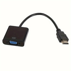 محول HDTV إلى VGA مطلي بالذهب الفاخر - متوافق عالميًا مع أجهزة متعددة - مثالي للكمبيوتر المكتبي والكمبيوتر المحمول