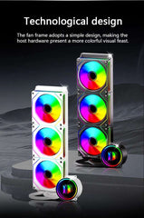 UPSIREN Poseidon mirror 360 ARGB All-in-one water cooling radiator/Infinity mirror lighting effects/TDP280W/Support LGA1700/AM5