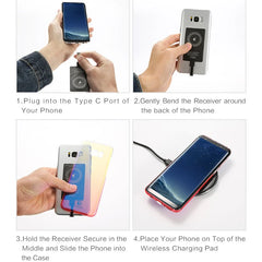 Wireless Charger Receiver Phone Charger Coil USB-C For iPhone 5 5s 6 6s 7 7 Plus Xiaomi Samsung Micro USB Type C Fast Receptor