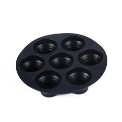 Silicone 7 Holes Cake Mold Home Party Baking Utensils Diy Cylindrical Mold Air Fryer Accessories Baking Tools Cake Molds