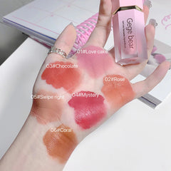 Gege Bear Liquid Blush Cream 6 Colors Smooth Velvet Matte Pink Blusher Natural Easy To Smudge