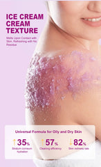 500g Lavender Body Scrub Shea Butter Exfoliating Deep Cleansing Dead Skin Removal Whitening Moisturizing Smooth Skin Body Care
