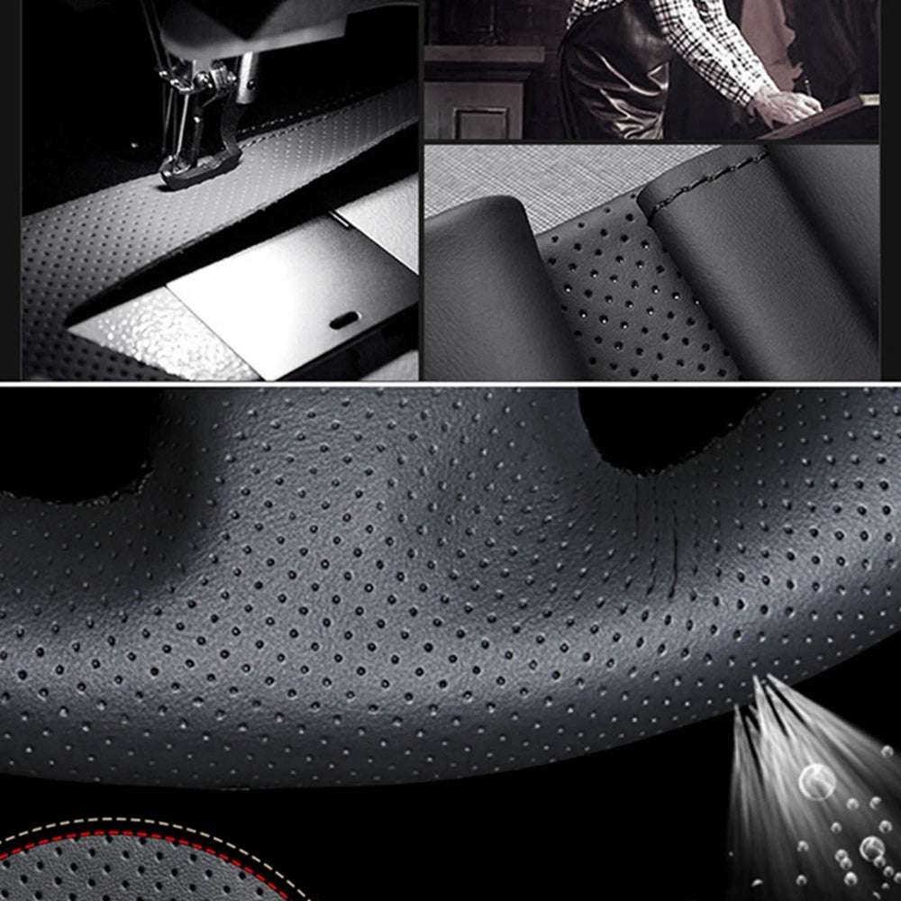 Microfiber Leather Car Steering Wheel Cover For Toyota RAV4 AX50 Corolla G12 Axio Altis Camry Xv70 Avalon Steering Case