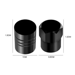 4Pcs Car Wheel Tire Valve Stem Caps Air For GR Sport Yaris 86 Corolla Camry Hilux Supra C-HR Highlander RAV4 Tyre Accessories