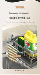 Kitchen Shelf Cleaning Cloth Storage Draining Rack Household Detergent Sponge Rack Water Sink Water Sink Water Sink Artifact