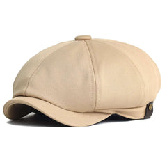 Spring Summer Casual Newsboy caps Breathable Outdoor Retro Beret Hats Octagonal Hat Fashion Solid Flat Caps