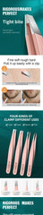 4pcs Premium Stainless Steel Tweezers Set - Expertly Remove Unwanted Hair, Splinters, and Ingrown Hairs,
