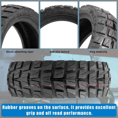 إطار خارجي 10x2.75-6.5 لسكوتر سبيدواي 5 دوالترون 3 الكهربائي مقاس 10 بوصات 10*2.75-6.5 بدون أنابيب للطرق الوعرة