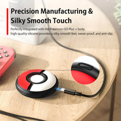 Soft Silicone Cover for Pokemon GO Plus Protective Case Storage Box Portable with Hand Strap Accessories