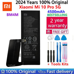 100% Original Replacement Battery BM4M BM4N For Xiaomi Mi 10 Pro 5G Xiaomi 10Pro Mi10 5G Genuine Phone bateria Batteries +Tools