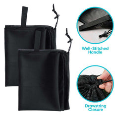 Large Size Laundry Mesh Bag Solid Color Drawstring Laundry Bag Anti-snagging Anti-deformation Mesh Clothes Washing Bag 60x90cm