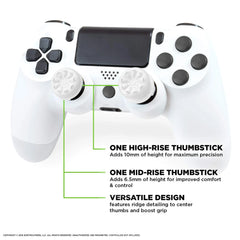 غطاء جديد من قطعتين من Freek Galaxy Performance Thumb Grip Caps من السيليكون لعصا التحكم التناظرية PS5 Dualsenese PS4Controller غطاء سيليكون