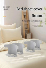 4PCS Bed Sheet Fasteners Sheet Ties Multifunctional use Heavy Duty Bedsheet Corner Tightener Clips Home Supplies Fixator