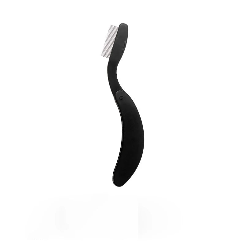 Foldable Eyelash Comb Separator Folding Lash Comb Eyebrow Mascara Applicator Eyelash Definer Arc Designed Cosmetic Brushes Tool