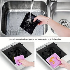 4/8PCS Stove Protector Cover Liner Gas Stove Protector Gas Stove Stovetop Burner Protector Kitchen Accessories Mat Cooker Cover