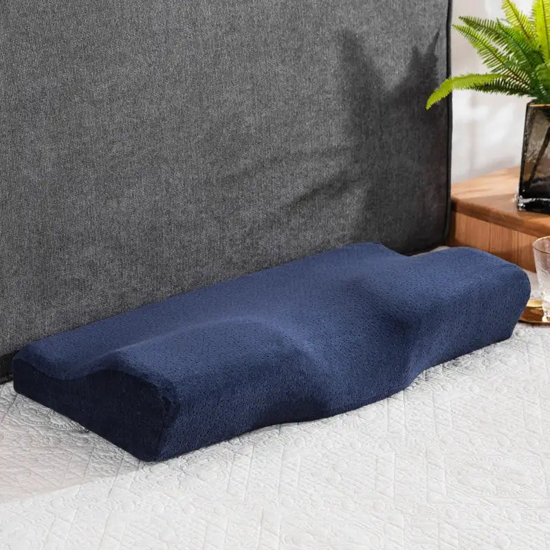 1 pc Memory Foam Bed Orthopedic Pillow Neck Protection Slow Rebound Memory Pillow Butterfly Shaped Health Cervical Neck