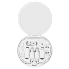 طقم كابل محول شحن متعدد المنافذ USB من النوع C إلى C بقدرة 60 وات، مجموعة تحويل USB C إلى Lightning، USB A وType C إلى Micro/Type C/Lighting