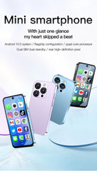 هاتف SOYES XS19 الذكي الصغير 3.88 بوصة 2 جيجابايت رام 16 جيجابايت روم أندرويد 10.0 مع خاصية التعرف على الوجه شريحتي اتصال في وضع الاستعداد شبكة الجيل الثالث هاتف صغير