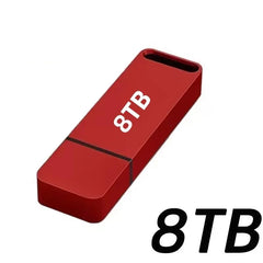 New 16TB Flash Drive USB 3.2 High Speed Transfer Type C U Metal Flash SSD Portable Mini Flash Drive Memory Waterproof U Drive