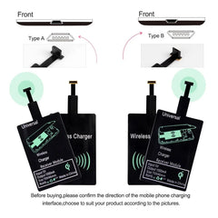 Wireless Charger Receiver Phone Charger Coil USB-C For iPhone 5 5s 6 6s 7 7 Plus Xiaomi Samsung Micro USB Type C Fast Receptor