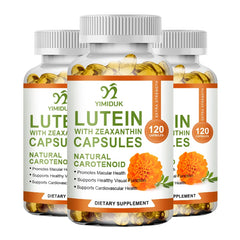 Lutein and Zeaxanthin Supplement-Relieve Eye Fatigue, Dryness, Yellow Spots, Cardiovascular Health Eye Vitamins for Adults