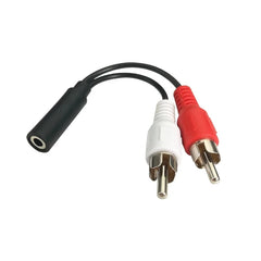 3.5mm Audio Aux Socket pole  male female Jack Plug To 2RCA 3 RCA male female Adapter 3RCA Audio video AV Cable Wire Cord