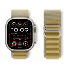 Alpine loop Strap for Apple watch Ultra Band 49mm 45mm 46mm 44mm 41mm 42mm 40mm Nylon bracelet correa series 10 9 8 7 SE 6 5 4 3