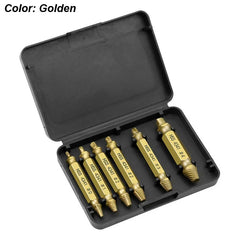 Damaged Screw Extractor Set HSS Drill Bit Stripped Broken Remover Small Easily Quickly Take Out Kit Easy Demolition Power Tools